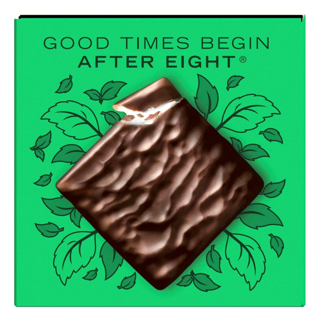 NESTLÉ after EIGHT, tablete subțiri de ciocolată neagră cu umplutură de cremă de mentă Bomboane de Ciocolata Naty Shop