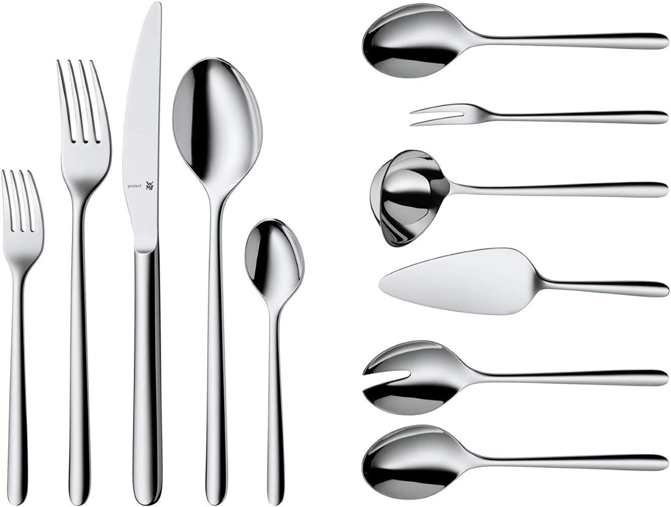 WMF Flame plus cutlery set for 12 people Kitchen Naty Shop Single Cutlery set