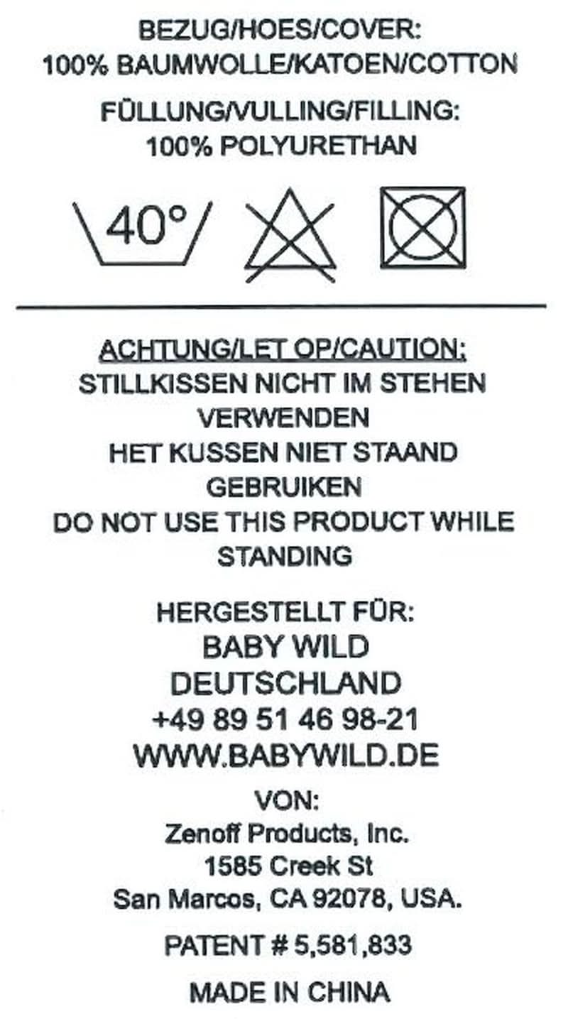 Zwilling plus nursing pillow, 1 piece Naty Shop