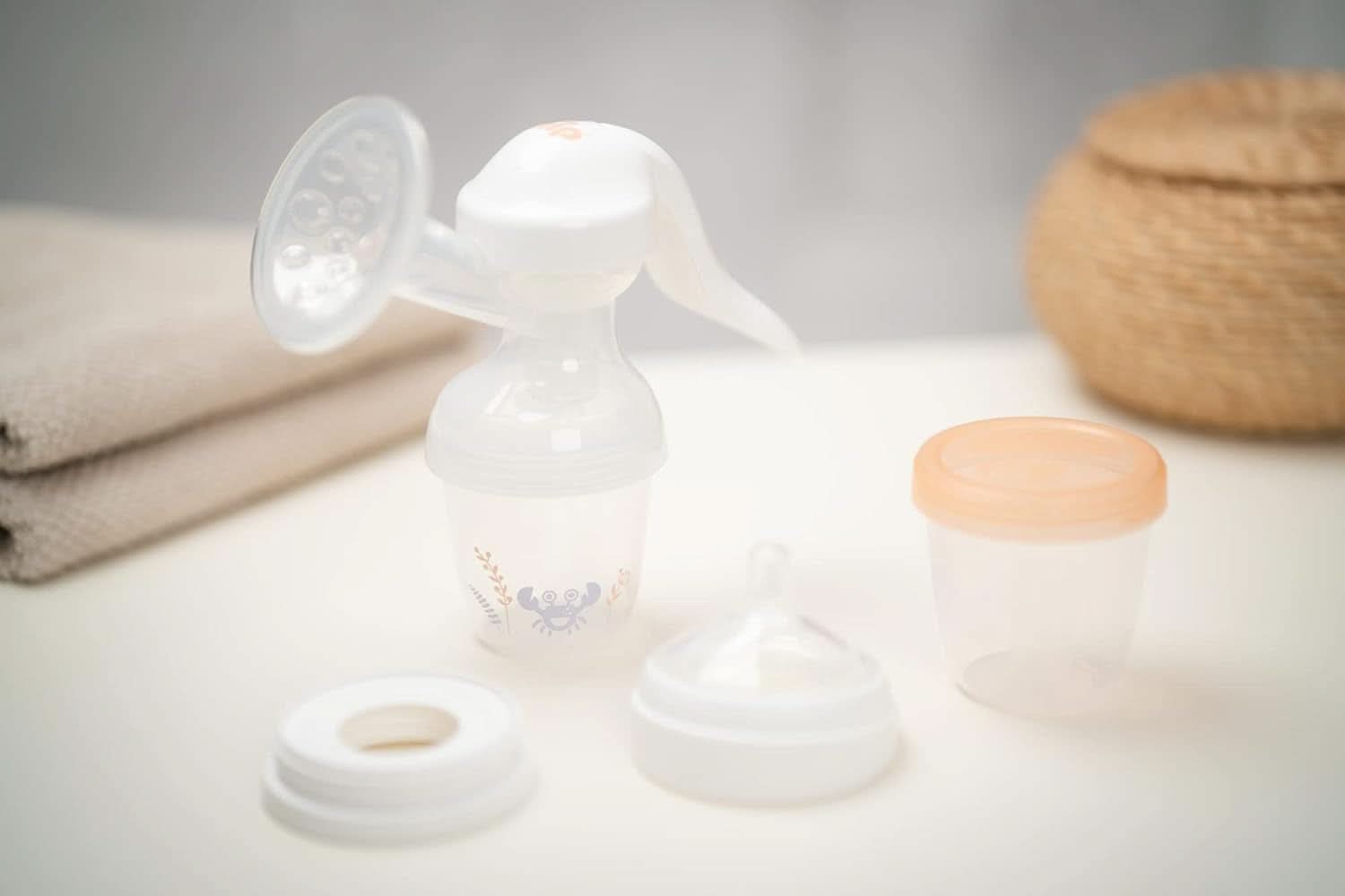 Breast milk containers NIP First Moments 150 ml, 4 pieces: stackable and leak-proof Accessories Food and Breastfeeding Bebe Naty Shop
