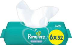 Pampers 81688049 Fresh Clean Baby Wipes, White
