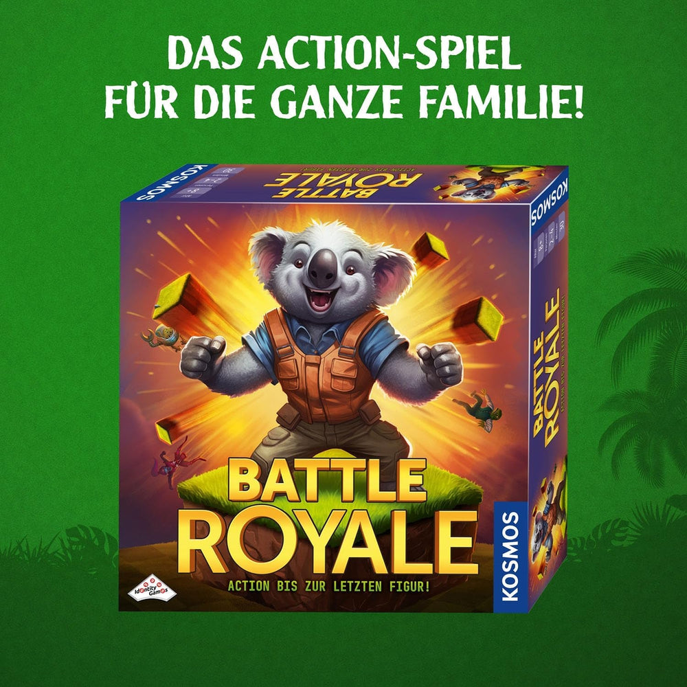 Kosmos 684037 Battle Royale, Acțiune până la ultima figurină! Joc de familie pentru 2-4 jucători cu vârsta de 8 ani și peste, cu elemente speciale de acțiune.
