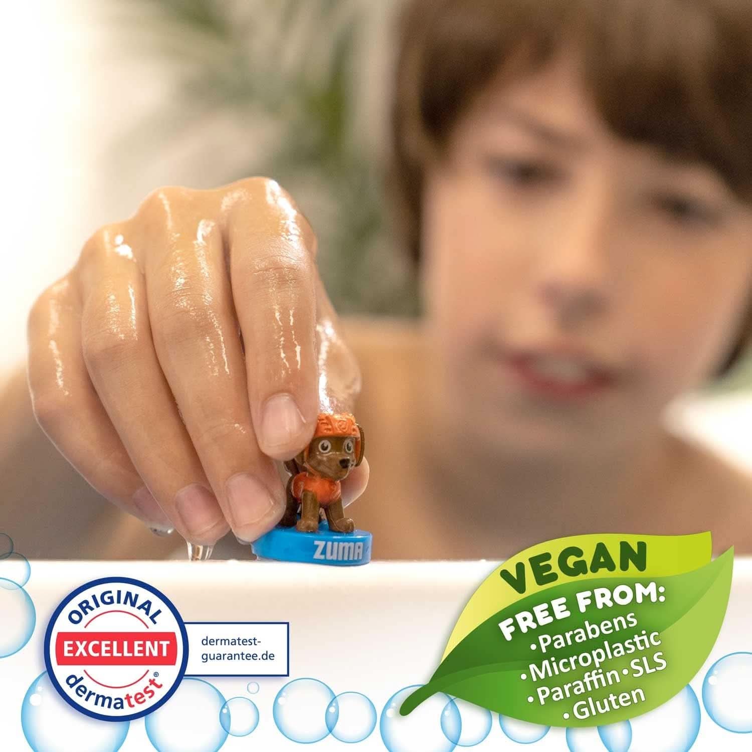 INKEE SURPRISE PAW PATROL, Bath bomb for children with surprise, cola flavor, foam effect, 80 grams Shower and bath Naty Shop