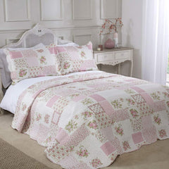 Emma Barclay 100% Polyester Cotswold Single Bed Duvet Cover Pink Rose Beds and Duvets Emma Barclay Rose Single Bed