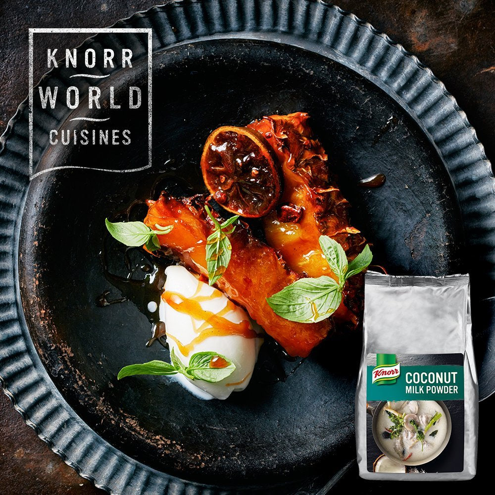 Knorr Kokosmilch Pulver (Milk Powder aus 20 frischen Kokosnüssen, ergibt 6.6 Liter Kokosmilch) 1er Pack (1 x 1 kg)