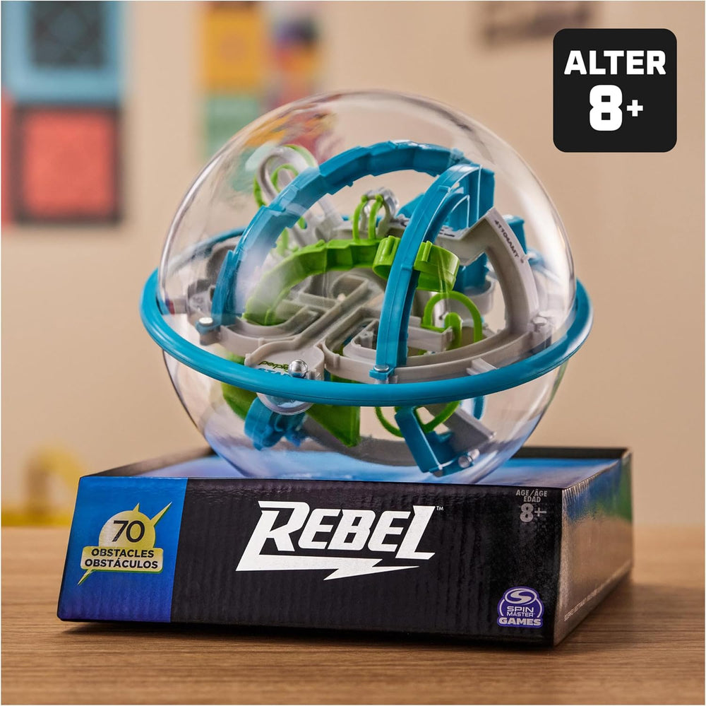 Spin Master Games Perplexus Rebel, 3D Ball Maze with 70 Obstacles - For Handy Perplexus Fans, Ages 6 and Up