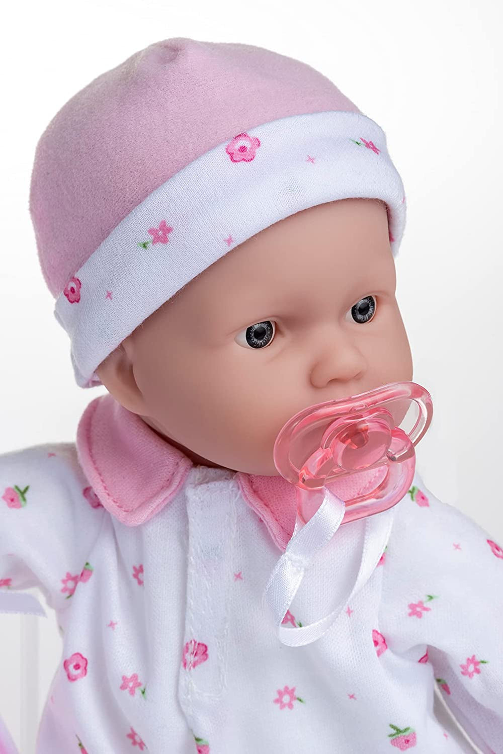JC Toys La Baby Caucasian Baby Doll Set - 28cm Soft Washable Doll, Detachable Pink Outfit with Hat, Blanket and Pacifier, for 12 Months and Up Dolls Naty Shop