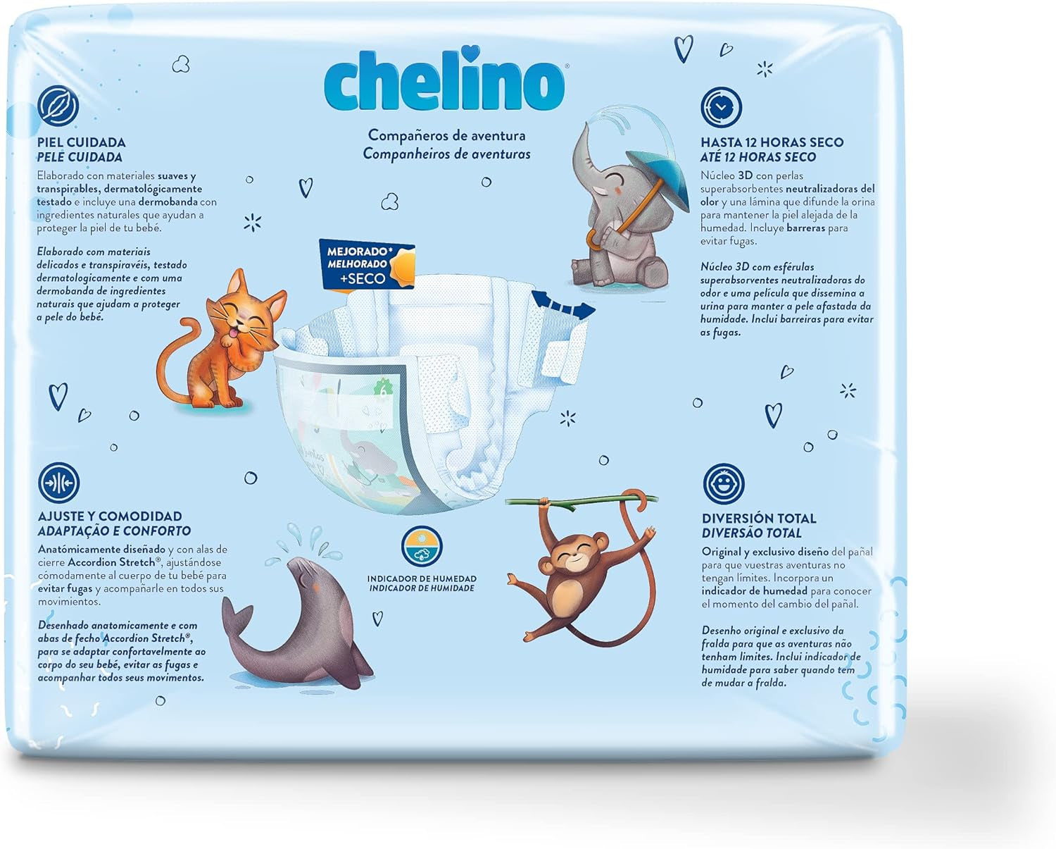 Diapers Indas Fashion & Love XL, size 6 (17-28 kg), 27 pieces