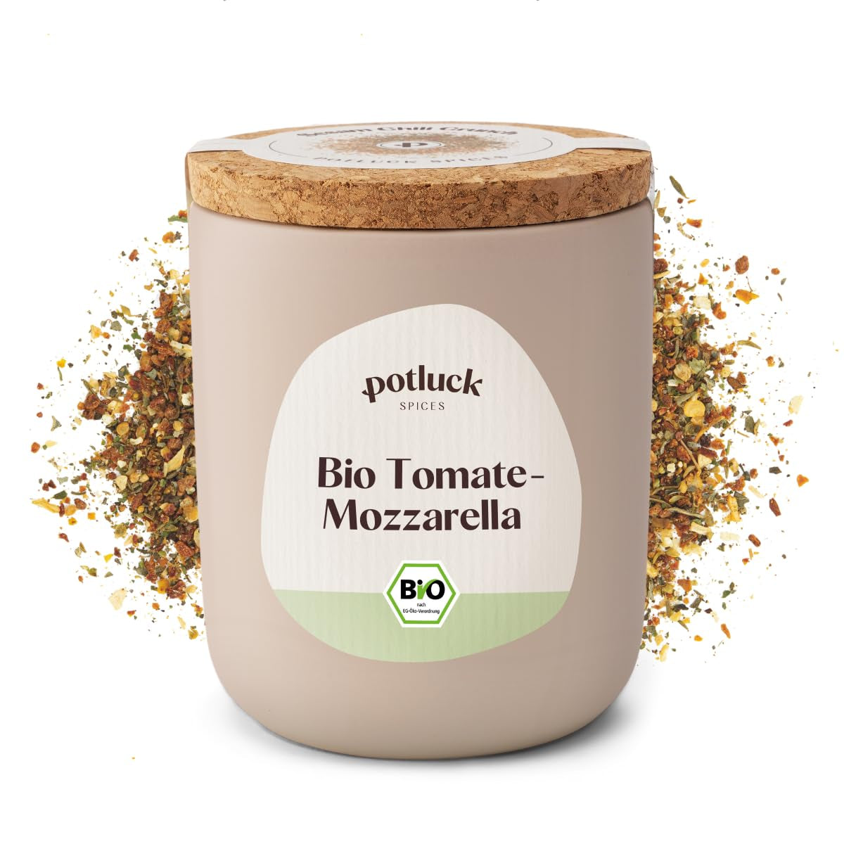Potluck | Bio Sizilianisches Zitronensalz | Gewürzsalz für Fisch, Meeresfrüchte, Gemüse, Salad und Dressings | 140g in Keramiktopf