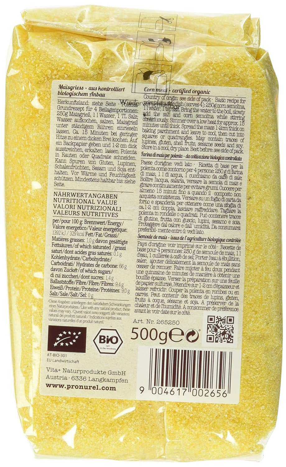 Verival organic buttermilk, pack of 6 (6 bags x 500g) - Organic