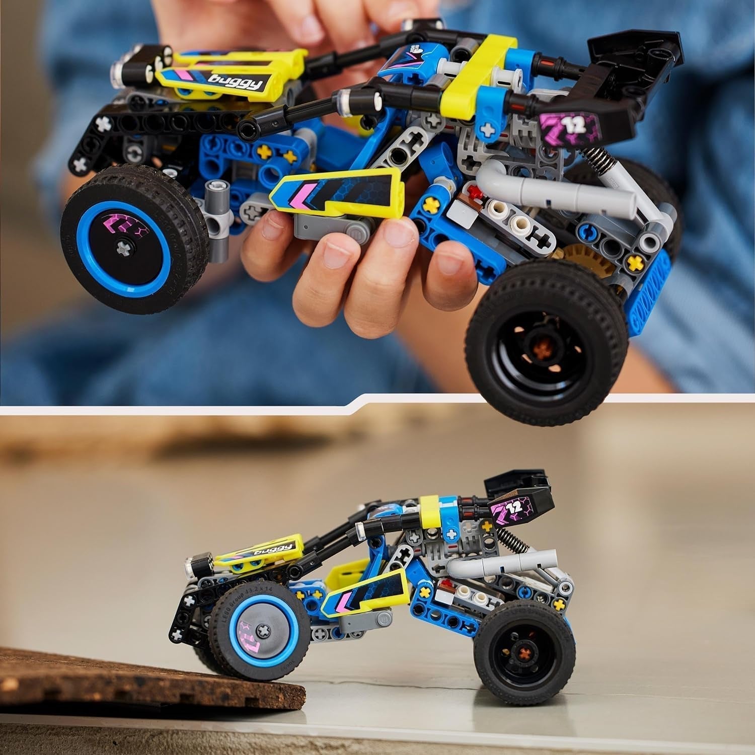LEGO Technic Offroad Racing Buggy Car Toy for Kids Buggy Racing Car Building Kit Gift for Boys and Girls 8 Years Old Rally Car Model 42164 Building Sets Besuche den LEGO-Store