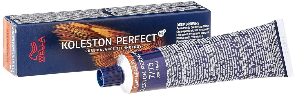Wella Koleston Perfect Hair Colour Pure Naturals, 60 ml Vopsea pentru par Naty Shop 60 Ml (1 pachet) Maro închis 7/75
