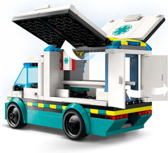 LEGO City Ambulance - toy with 2 minifigures (skateboarder and driver) - educational toy for boys and girls from 5 years - birthday and holiday gift ideas 60451 Building sets Besuche den LEGO-Store