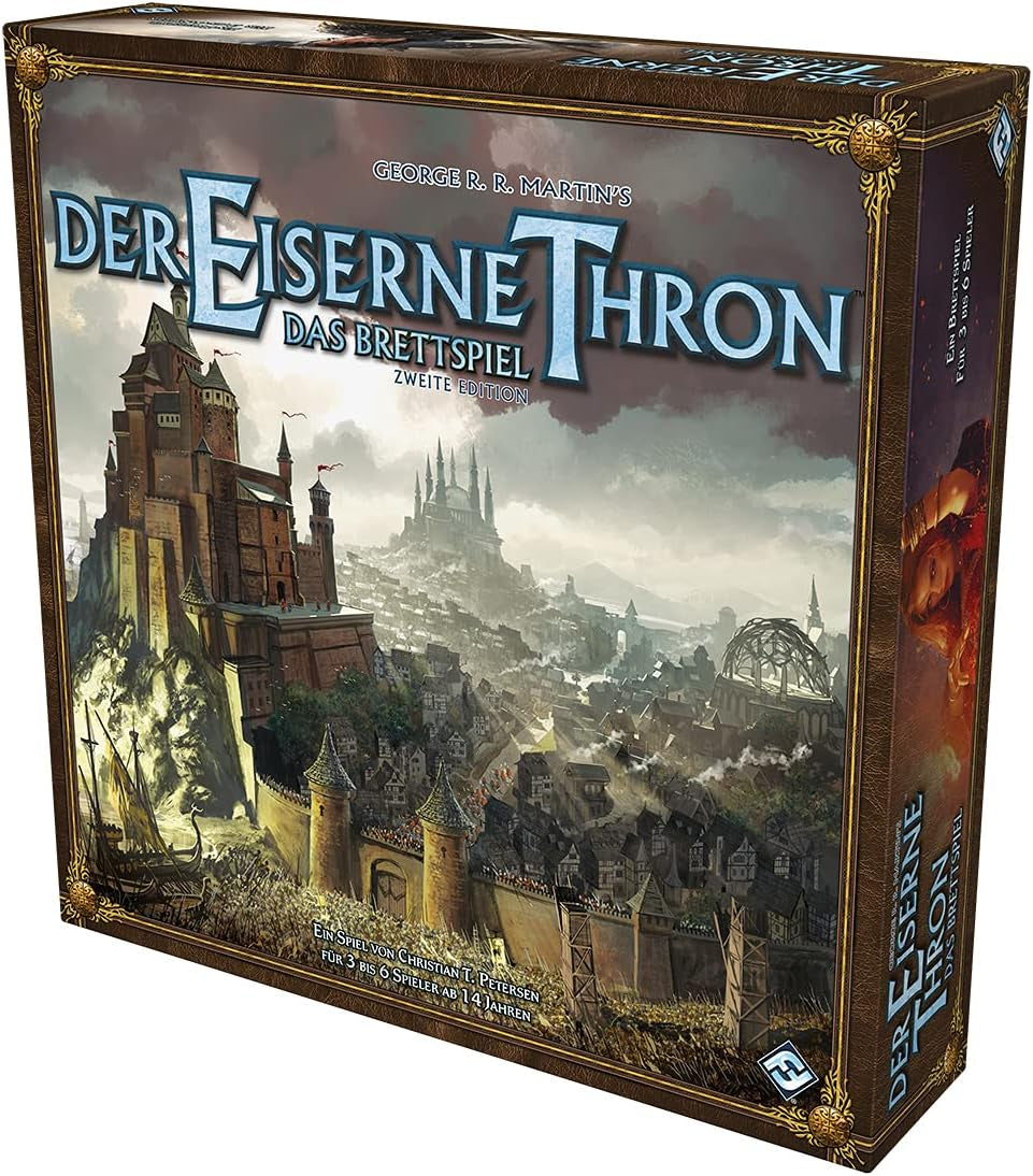 Fantasy Flight Games, Throne of Iron: The Board Game 2nd Edition - Mother of Dragons, Expansion, Expert Game, Strategy Game, 3-8 Players, Ages 14+, 180 minutes, German