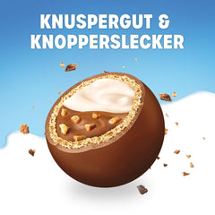 Knoppers Goodies Crunchy Minis – 1 x 180g – crunchy wafer balls filled with pieces of hazelnut, milk and nougat cream, covered in chocolate