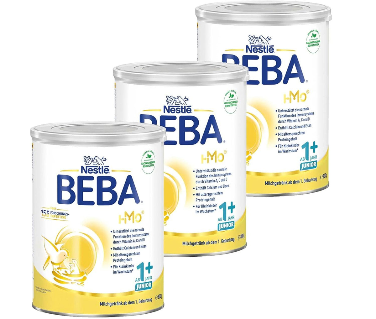 Nestle BEBA JUNIOR 1, milk formula from 1 year Mother and Child Naty Shop 3 x 800 grams