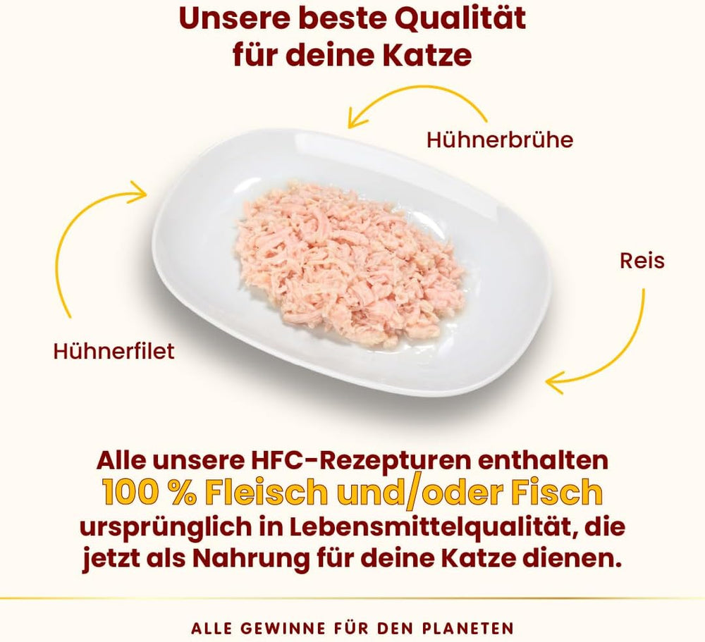 Almo Nature HFC Natural - Hrană umedă pentru pisici adulte - File de pui - 280g, pachet de 12