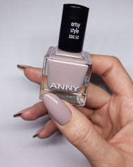 ANNY Nail Polish - High Quality Color Nail Polish with Long Lasting Shine, Chip Resistant and Quick Dry, Color: Artistic Style - Cool Gray - 15ml