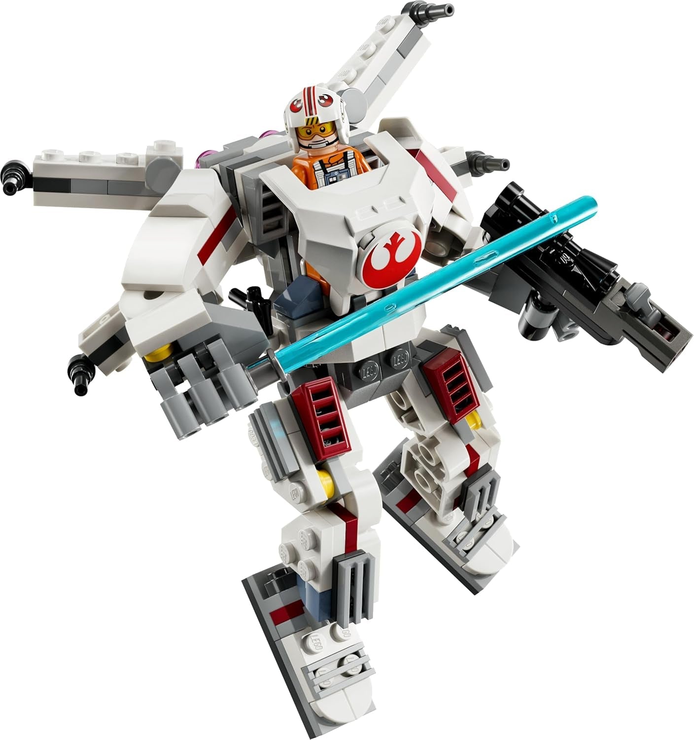 LEGO Star Wars Luke Skywalker's X-Wing Mech, collectible toy bricks, action adventure, gift idea for creative boys and girls aged 6+ 75390 Building sets Besuche den LEGO-Store