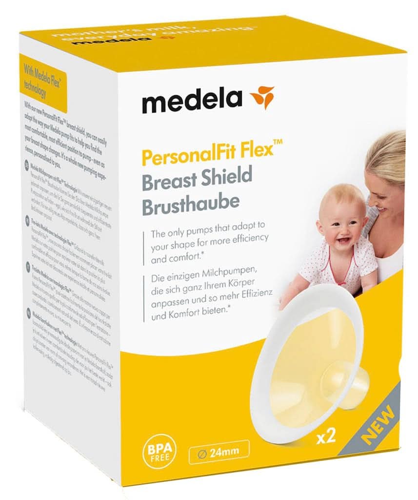 Medela Personalfit Flex breast shields - More milk and more comfort Accessories Food and Breastfeeding Bebe Naty Shop 24 Mm