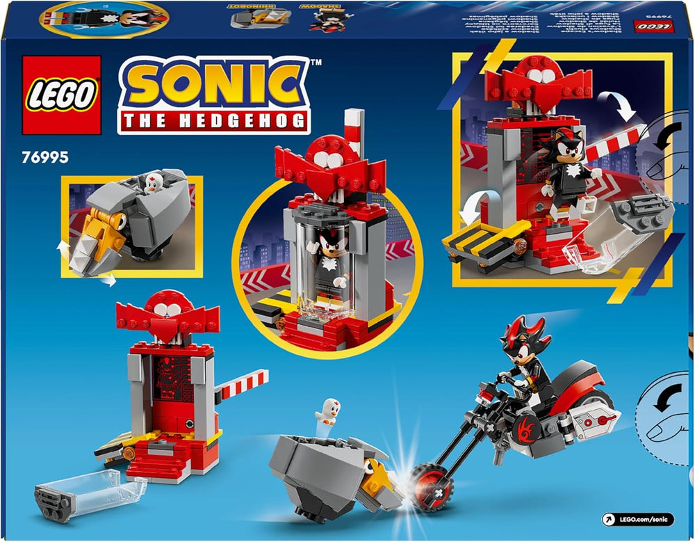 LEGO Sonic the Hedgehog Shadow the Hedgehog Escape Toy Motorcycle and Video Game Figure Set Gift for Gamers and Fans 8 Years Old Boys and Girls Fan Item 76995 Building Sets Besuche den LEGO-Store