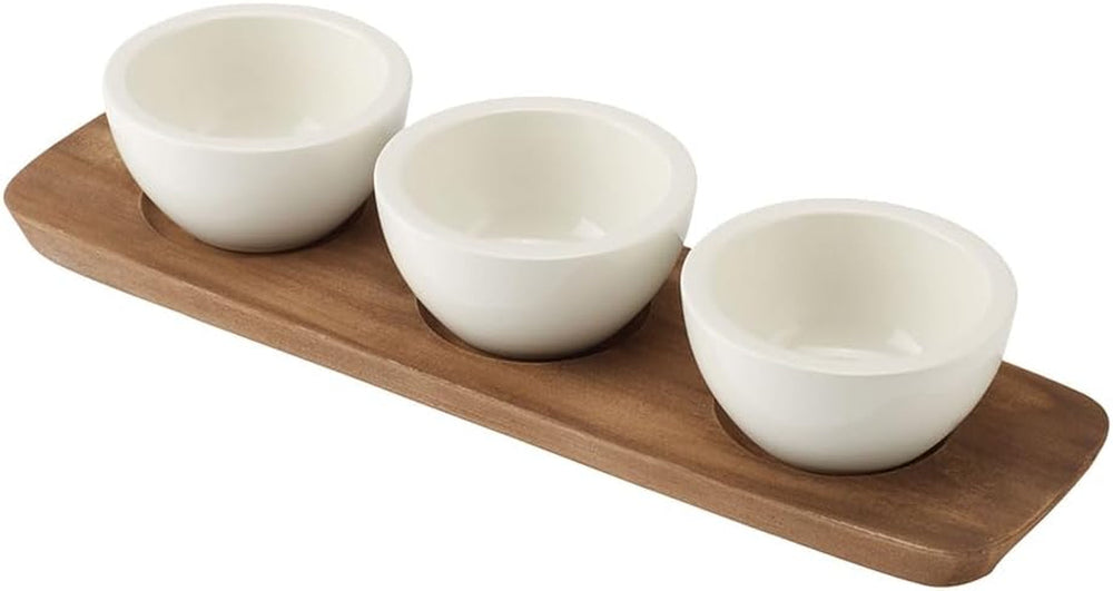 Villeroy & Boch – Artesano Geschirr-Set 6 Teilig Für 2 Personen Weiß, Spülmaschinenfest, Mikrowellensicher, Geschirrset, Tellerset, Speiseteller, Frühstücksteller, Suppenteller, Premium Porzellan Seturi vesela masa Naty Shop Dip-Schälchen Set 4-Tlg.