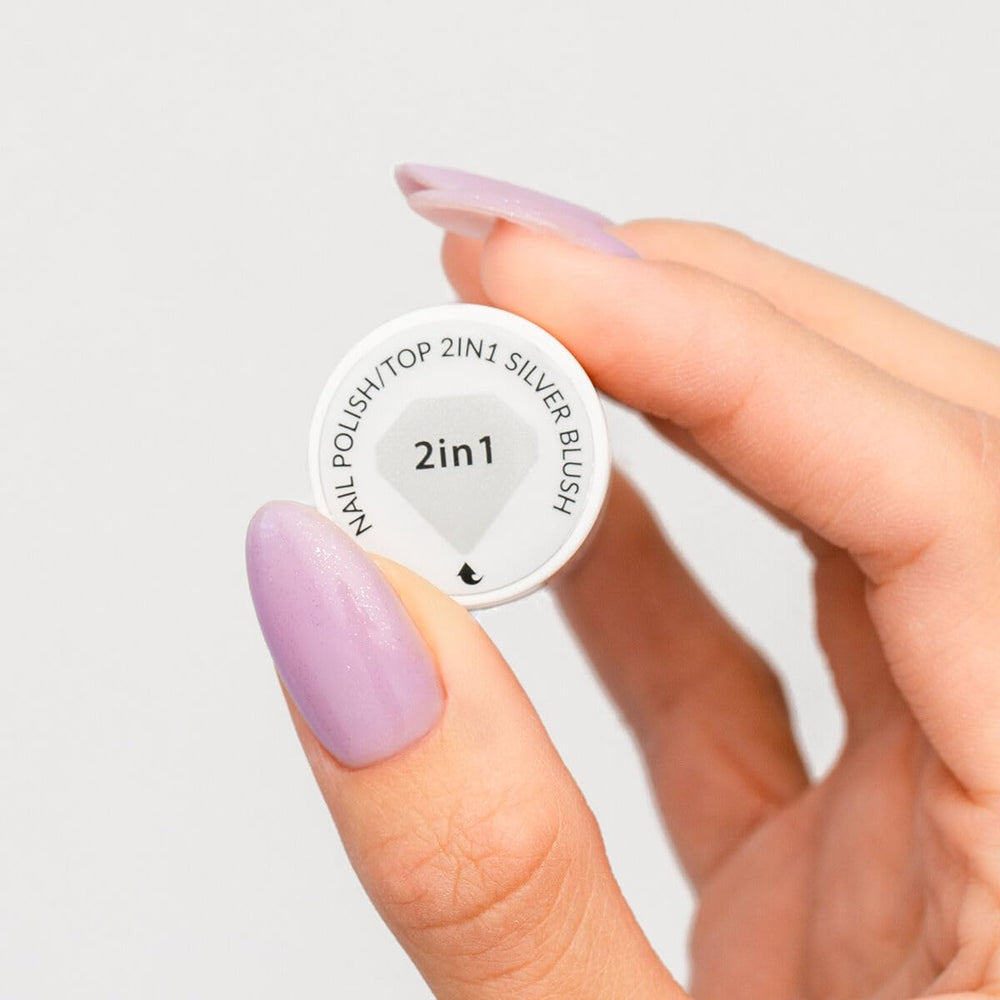 Nail polish Semilac Top Classic SILVER BLUSH 7 ml