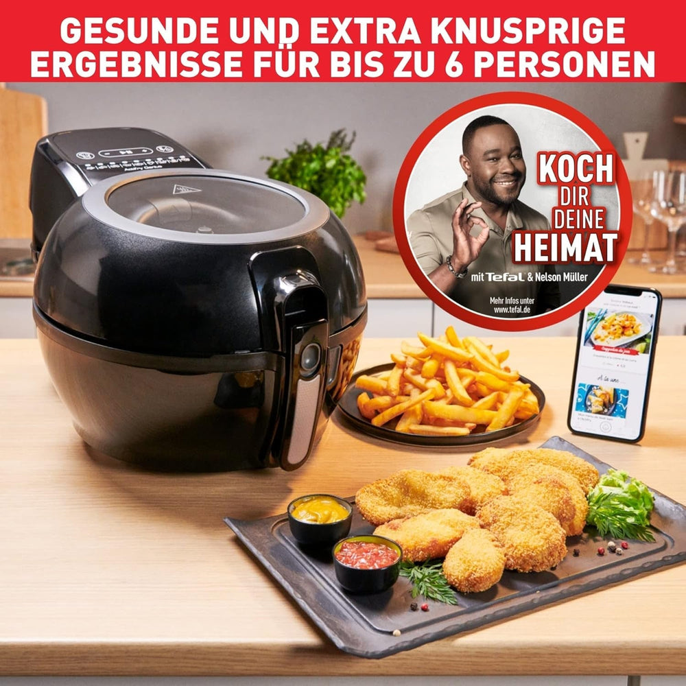 Tefal FZ7738 Actifry Genius+ Hot Air Fryer, 1500 W, 1,2 Kg, 9 meniuri automate de gătit Electrocasnice Naty Shop