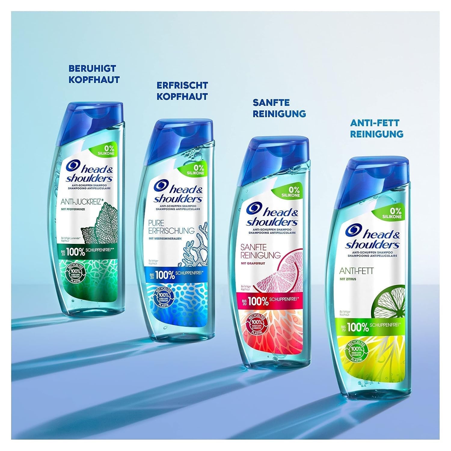 Șampon anti-mătreață Head & Shoulders, anti-mătreață, până la 100% Duș și baie Naty Shop