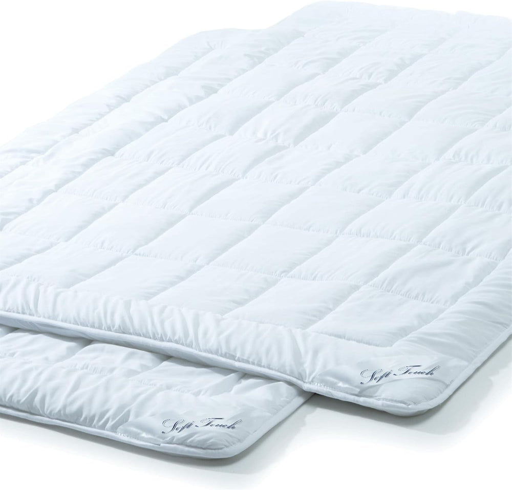 Aqua-Textil Soft Touch Set for children Duvet 100 X 135 Cm 250G and 350G with pillow 40 X 60 Cm 150G Duvet 4 seasons Climate control Oeko-Tex Duvets and quilts Naty Shop 2X 135X200 Cm summer