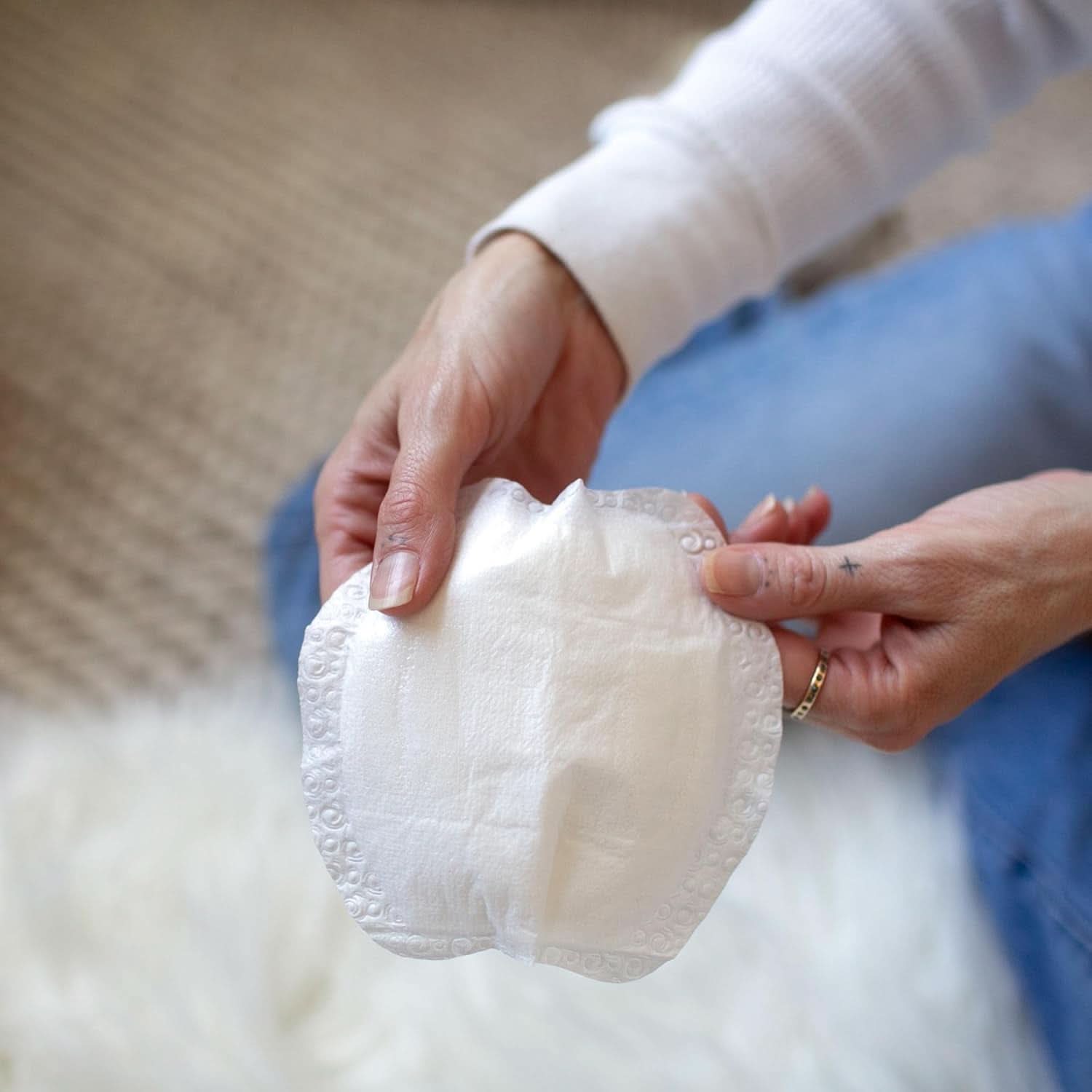 Disposable discs, absorbent, black, 60 pieces Food and Breastfeeding Accessories Bebe Naty Shop