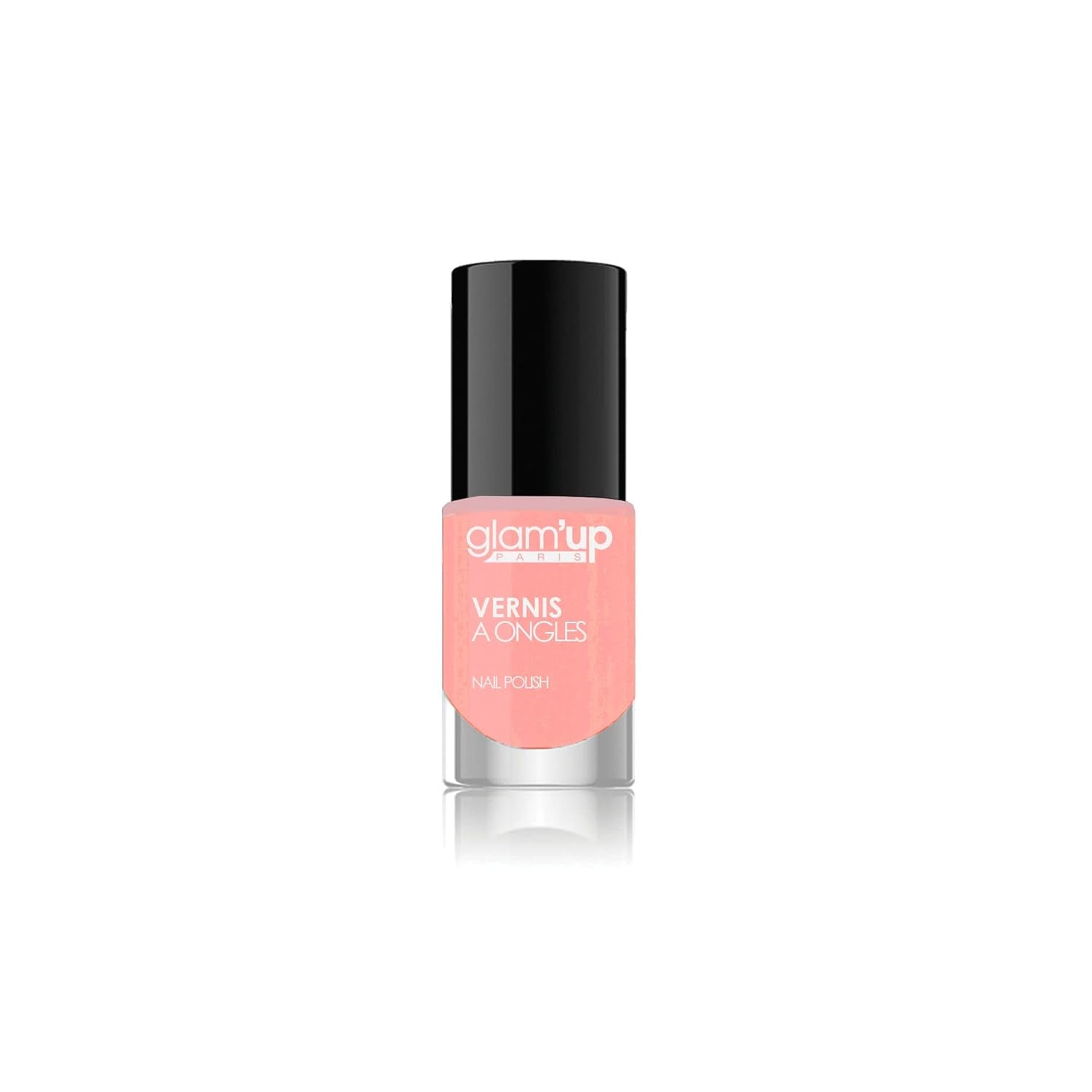 Glam'Up Paris, high-gloss, long-lasting, fast-drying nail polish, no. 100, transparent