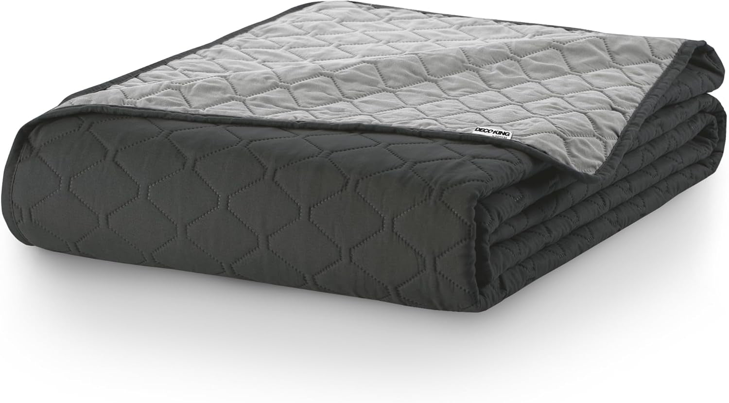 Decoking Bedspread 200 X 220 Cm Graphite Anthracite Silver Gray Two-sided bedspread easy to maintain Axel Beds and Blankets Besuche den DecoKing-Store