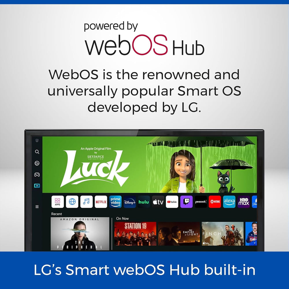 Cello C1924WS Televizor inteligent fără ramă, 12 volți, 19 inch, ultrarapid, WebOS, Freeview Play, FreeSat, difuzoare Pitch Perfect, Bluetooth, Netflix, televizor mic pentru autorulote și camioane