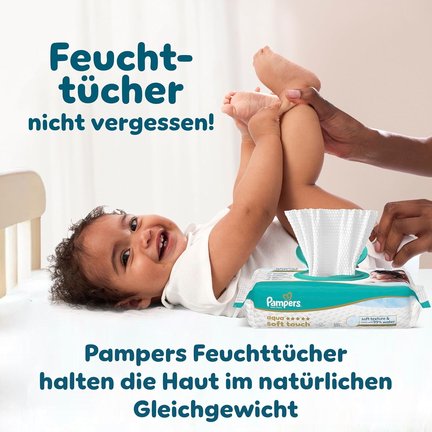 Pampers Baby-Dry Diapers Size 5, 174 Diapers, 11kg - 16kg, Up to 100% Leakage Protection and All Night Comfort