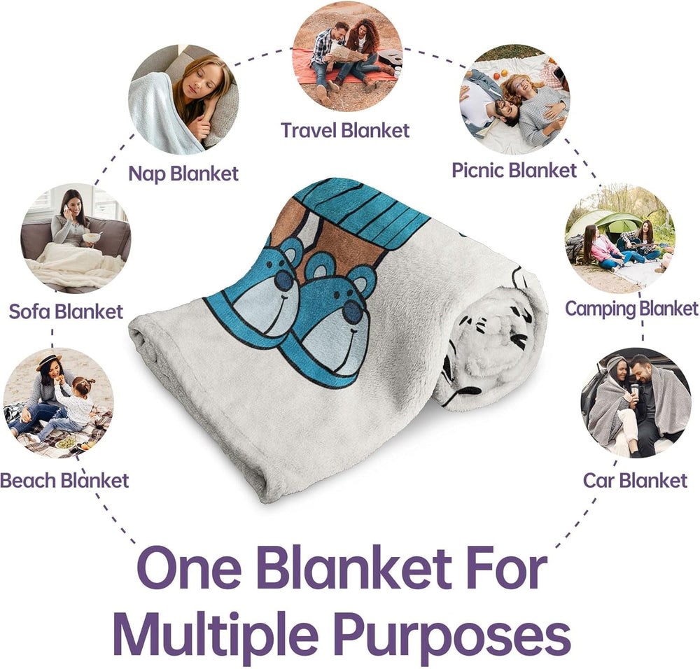 Juratar flannel blanket for dad - gift for birthday, father's day and Christmas - 152 X 130 cm Beds and Blankets Besuche den Juratar-Store