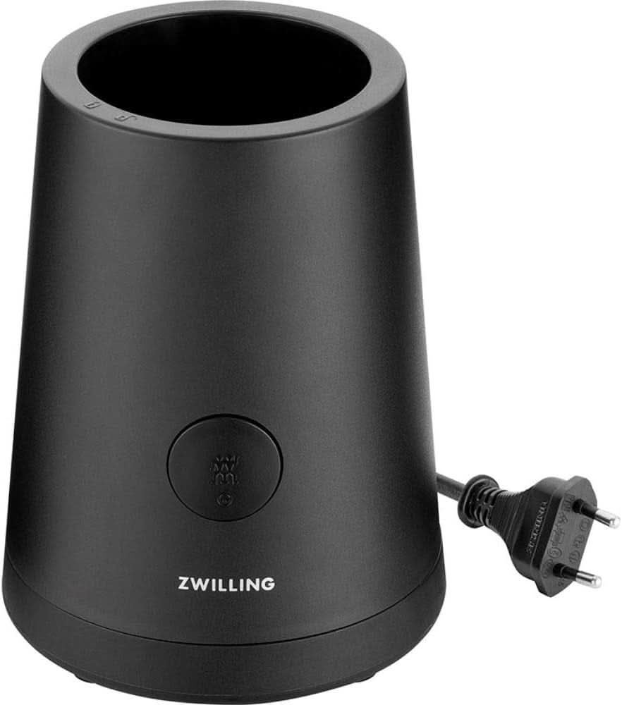 ZWILLING Stand mixer, Smoothie Maker, Inkl. Trinkflasche Mit Verschluss, 600 Ml, 300 Watt, Edelstahl/Kunststoff, Schwarz Kitchen Naty Shop