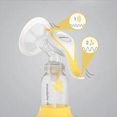 Medela Harmony manual breast pump - Compact Swiss design with Personalfit Flex shields and Medela 2-Phase Expression technology Accessories Food and Breastfeeding Bebe Naty Shop