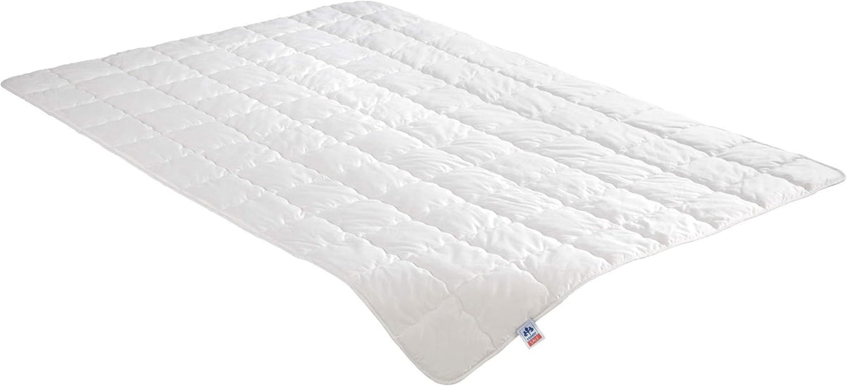 Irisette quilt wash-silk - Made in Germany - Cuvertură din 60% mătase sălbatică, 40% bumbac, Incl. sac de depozitare, 135 X 200 Cm, certificat Oeko-Tex Plapumi si pilote Naty Shop 135 X 200 Cm