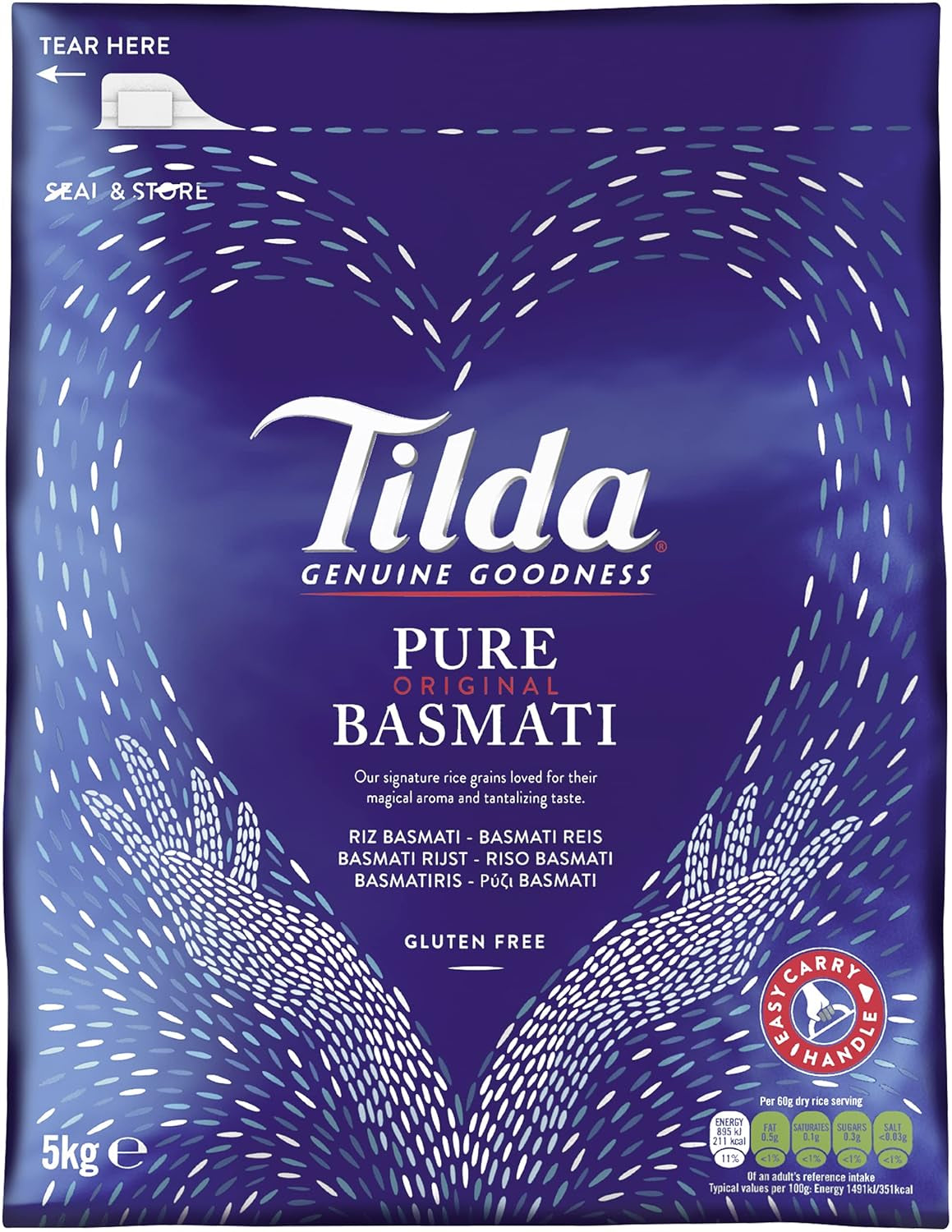 Tilda Pure Original Basmati rice, 1 package (1x10kg)