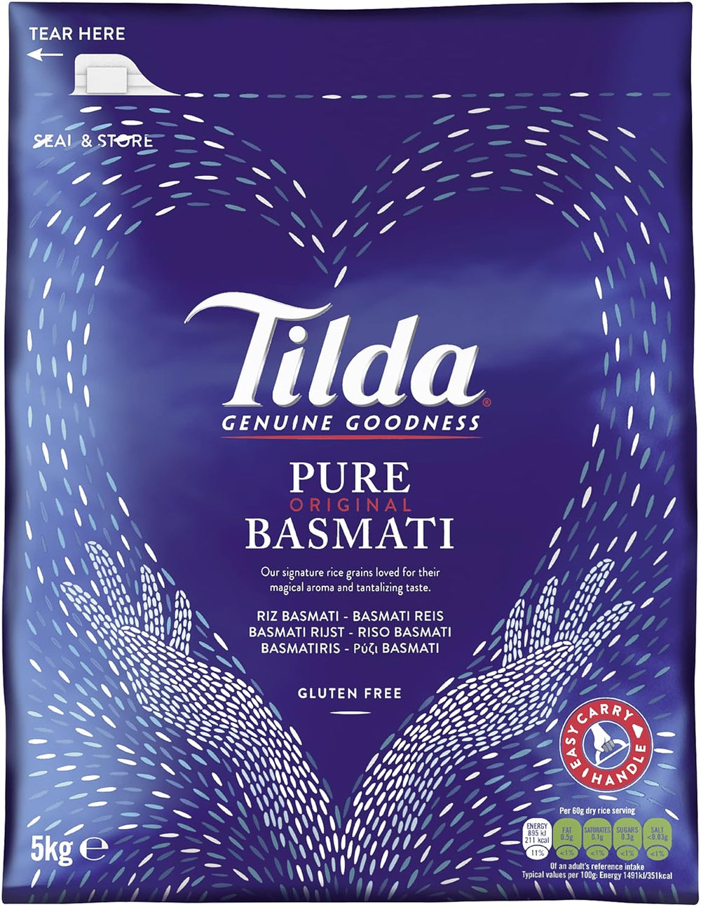 Tilda Pure Original Basmati rice, 1 package (1x10kg)