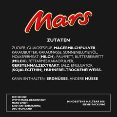 Mars Chocolate Bars Caramel Chocolate 1 Pack 5 Bars (1 x 225g) (Pack of 2)