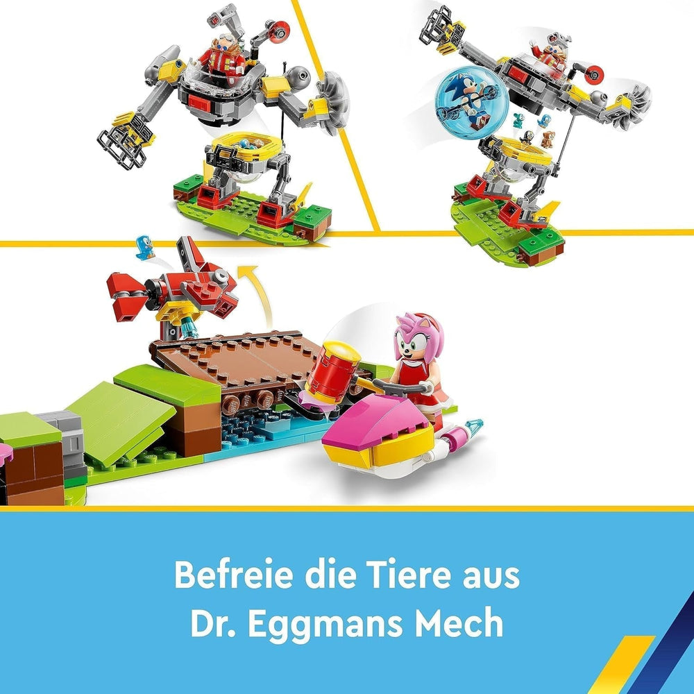 LEGO 76994 Sonic the Hedgehog Sonic's Loop Challenge in Green Hill, buildable toy for kids, boys and girls with 9 characters including Dr Eggman and Amy Building sets Besuche den LEGO-Store