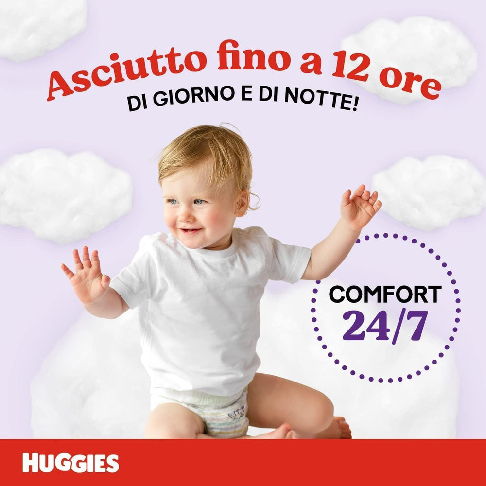 Huggies Ultra Comfort, Panty Diapers, Size 5 (12-17 kg), Pack of 68 Panty Diapers
