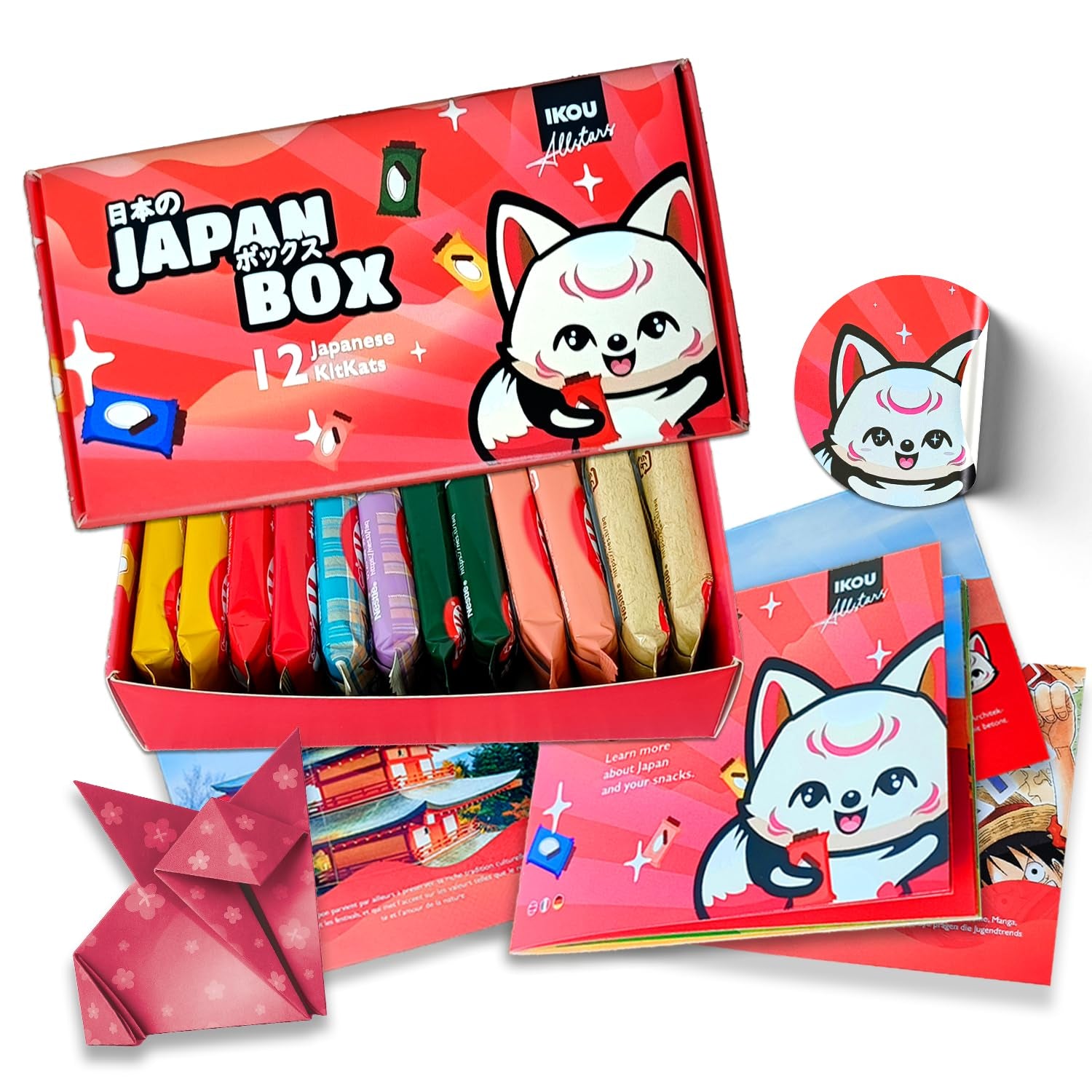 Sampler Box - 18 KitKat Japan Minis | Japanese Sweets Sampler Box, Japanese Snacks Gift Idea, popular surprise box with Matcha and other rare varieties.