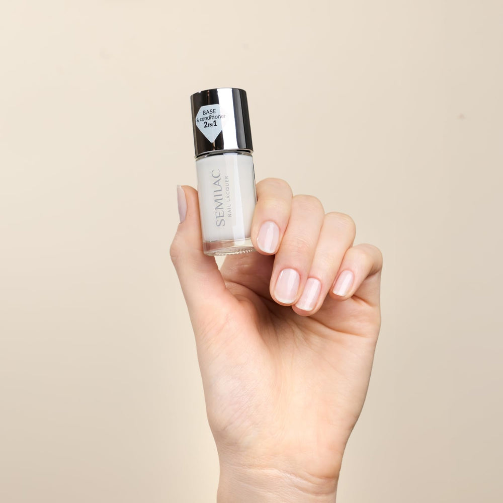 Smoothing base Semilac 9 ml – Smoothing base for classic, balancing, strengthening and self-leveling nail polish