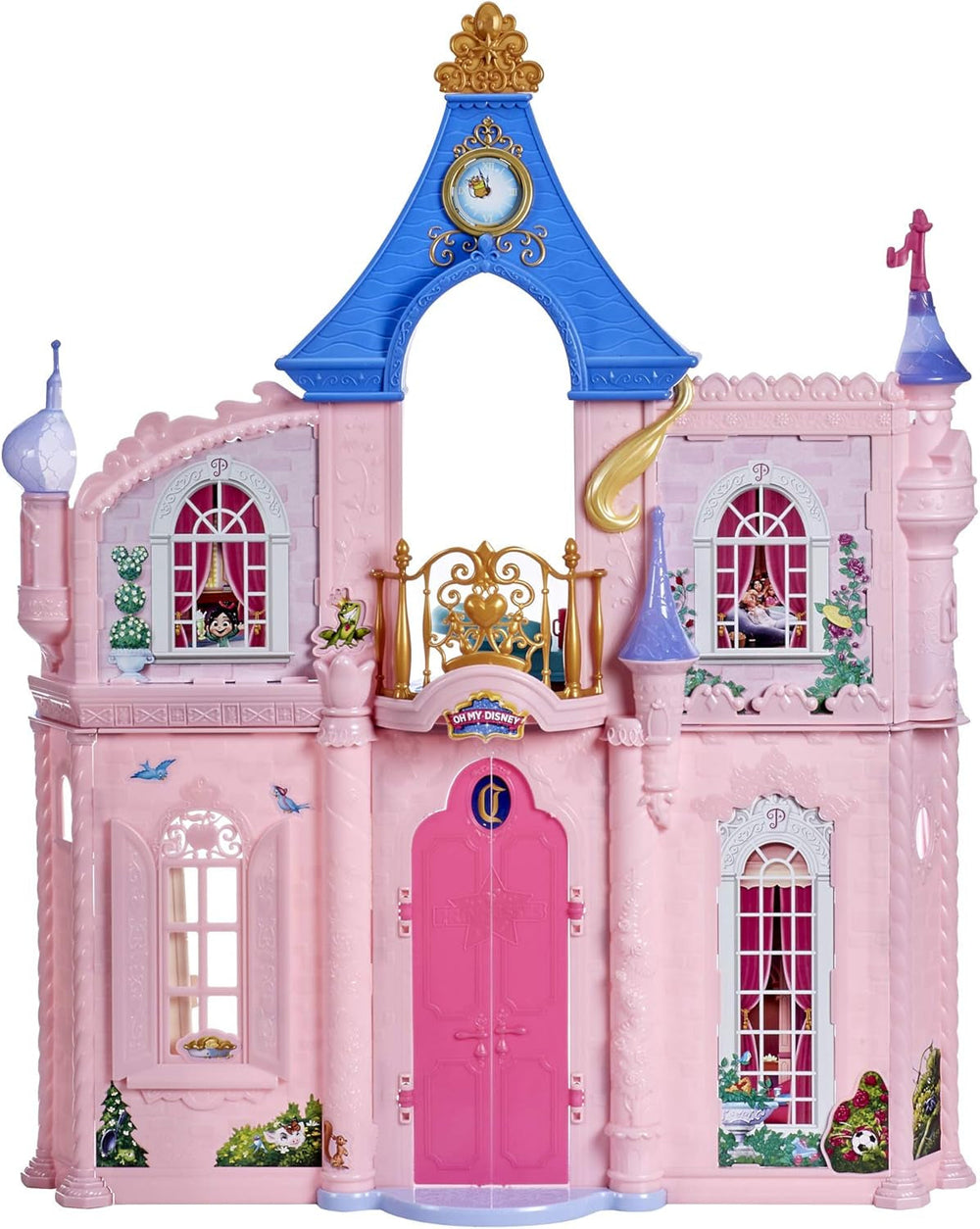 Castelul Disney Princess Comfy Squad, casă de păpuși cu 6 piese de mobilier și 16 accesorii, jucărie pentru fete de la 5 ani Casute de papusi Naty Shop