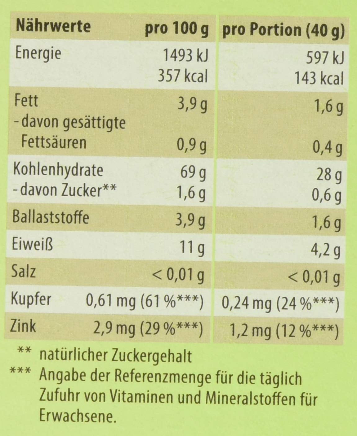 Hirse-Flocken Bio, 6Er Pack (6 X 400 G) Cereals Naty Shop