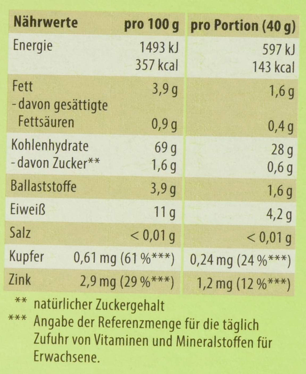 Hirse-Flocken Bio, 6Er Pack (6 X 400 G) Cereals Naty Shop