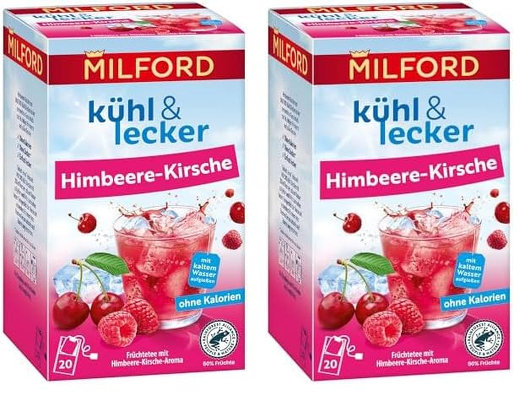 MILFORD Răcoritor și delicios Maracuja-Vanilie | Ceai de fructe cu aromă de maracuja-portocală-vanilie | 18 pliculețe de ceai